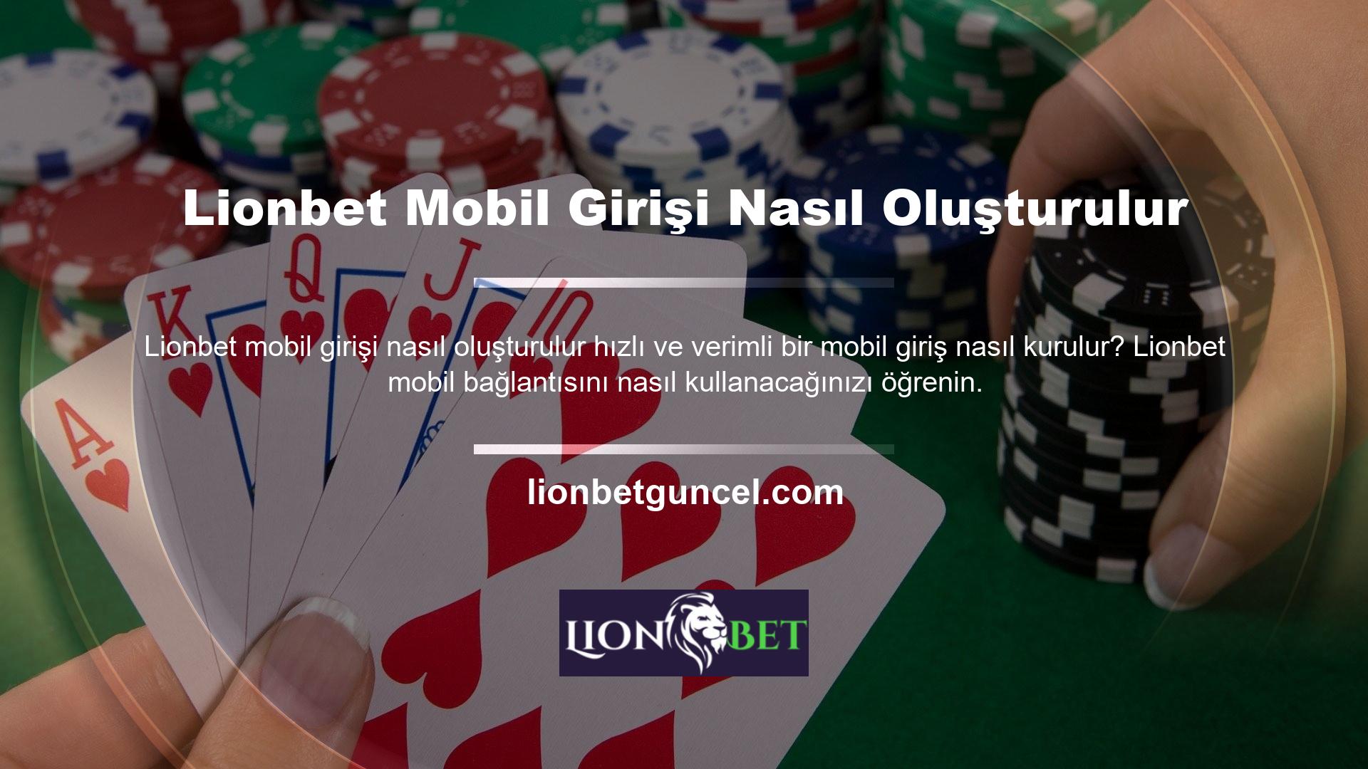Veya Lionbet web sitesi için herhangi bir mobil uygulamanın olup olmadığını incelemek istiyoruz